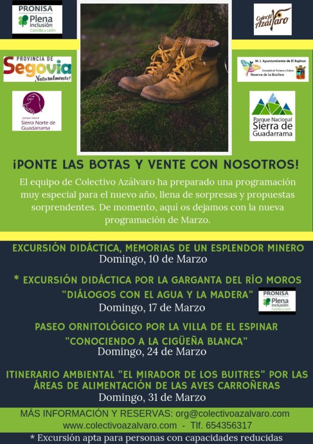 PROGRAMA MARZO ECOACTIVIDADES COLECTIVO AZÁLVARO