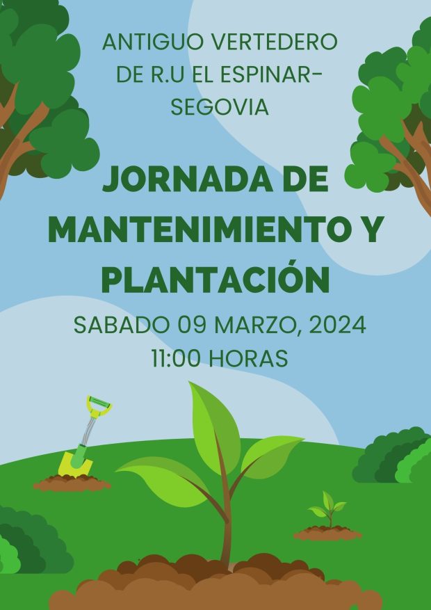 JORNADA DE PLANTACIÓN Y MANTENIMIENTO EN EL ANTIGUO VERTEDERO DE EL ESPINAR