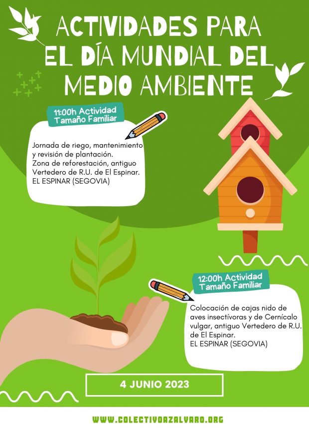 CELEBRAMOS EL DÍA MUNDIAL DEL MEDIO AMBIENTE CON 2 ACTIVIDADES «TAMAÑO FAMILIAR»