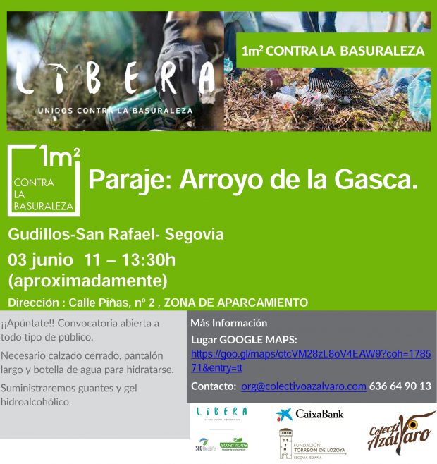 VUELVE LA GRAN RECOGIDA CIUDADANA CONTRA LA BASURALEZA EN GUDILLOS-SAN RAFAEL