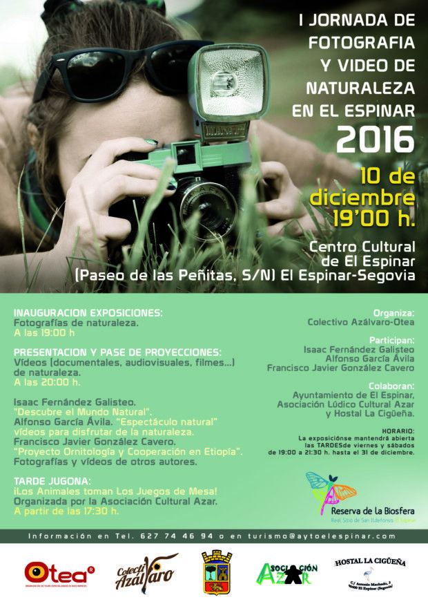 «I Jornadas de Fotografía y Vídeo de Naturaleza de El Espinar»