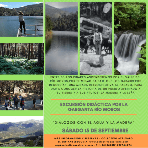 EXCURSIÓN DIDÁCTICA POR LA GARGANTA DEL RÍO MOROS, EL ESPINAR (SEGOVIA)