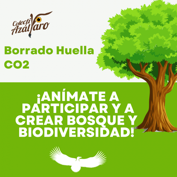 Borrado Huella CO2. Colectivo Azálvaro